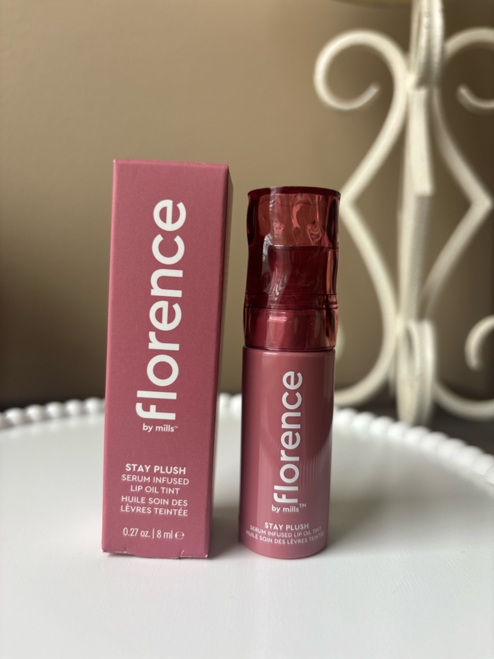 Florence by Mills Stay Plush Serum Infused Lip Oil Tint